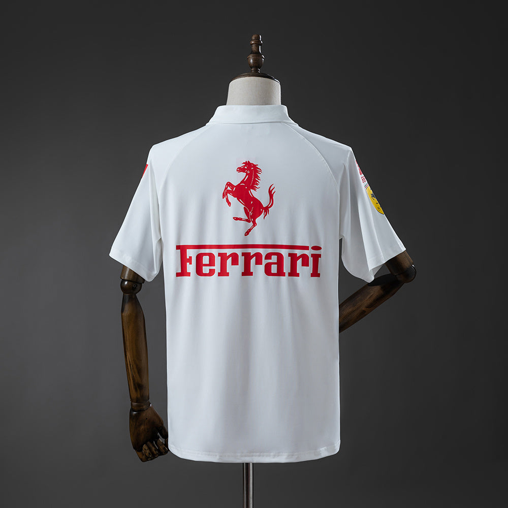Ferrari Formula 1 2025 Polo Blanco