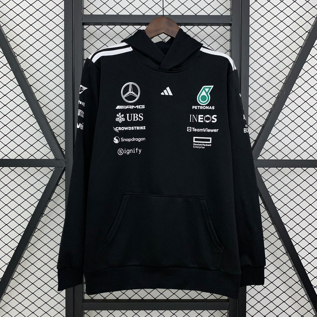 Mercedes Formula 1 2025 Abrigo Negro