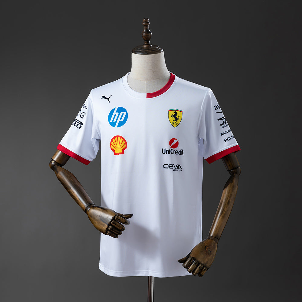 Ferrari Formula 1 2025 Camiseta Blanca