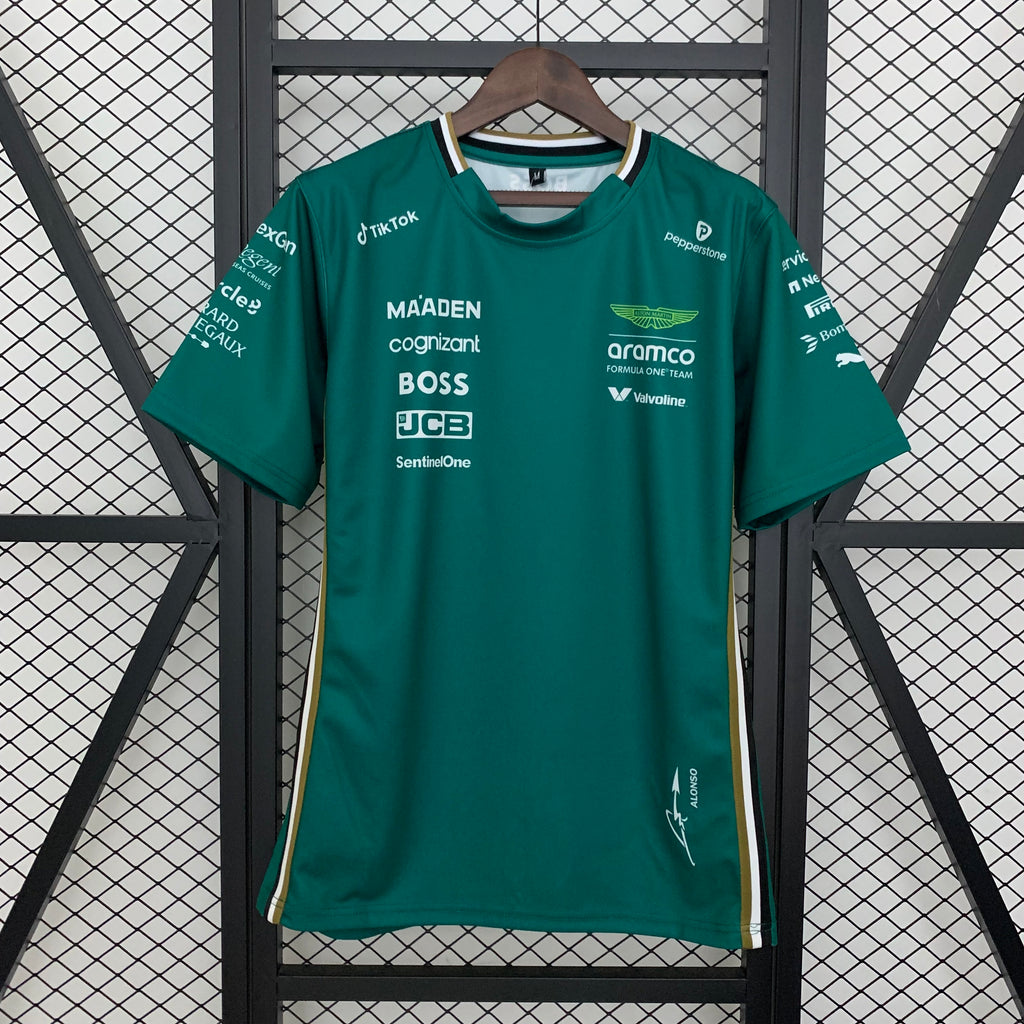 Aston Martin Formula 1 2025 Camiseta Verde