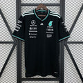 Mercedes Formula 1 2025 Camiseta Negra